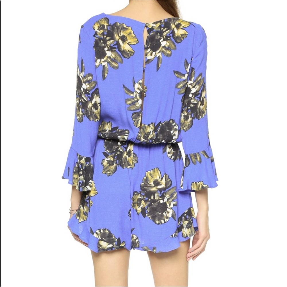Free People All The Right Ruffles Romper - Picture 3 of 7